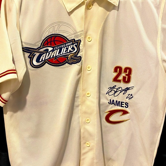 SOLD ON EBAY - NEW NBA LeBron James Baseball #23 Baseball Jersey Shirt - Size M - Picture 8 of 11